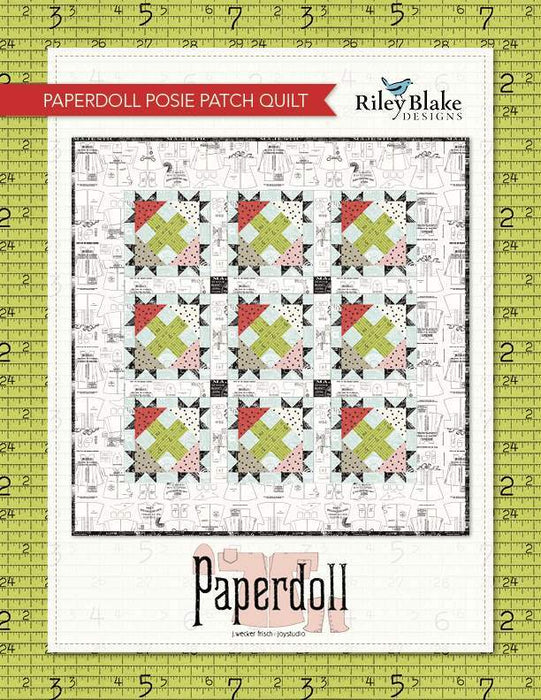 Paper Dolls - PANEL- by Janet Wecker Frisch for Riley Blake Designs - Paperdoll PATCH PANEL - C7566-PATCH - RebsFabStash
