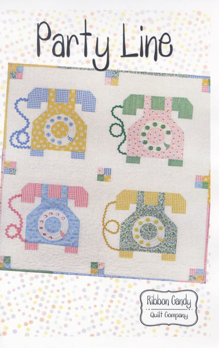 Party Line pattern by Ribbon Candy Quilt Company - RebsFabStash