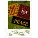Peace, Noel and Joy - The Quilt Factory by Deb Grogan - Precut pillow kit, includes pattern, fabrics and applique - Woolies Flannel! - (2C) - RebsFabStash
