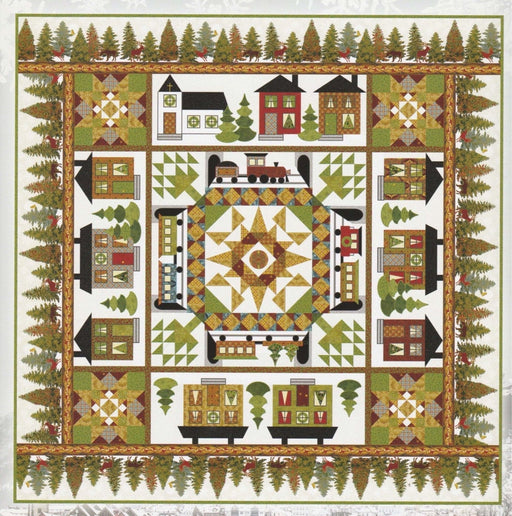 Peaceful Holiday - Sampler Quilt Pattern - by Jason Yenter - Block of Month - C - RebsFabStash