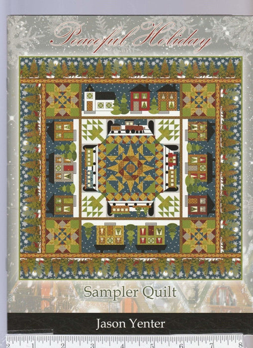 Peaceful Holiday - Sampler Quilt Pattern - by Jason Yenter - Block of Month - C - RebsFabStash