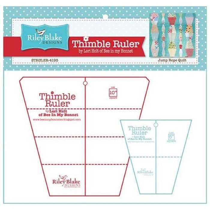Pie and Thimble Rulers - Lori Holt - Riley Blake Designs - Bee in my Bonnet - RebsFabStash