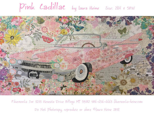 Pink Cadillac Collage from Fiberworks Inc. - Quilt Pattern by Laura Heine and Peggy Larsen - RebsFabStash
