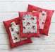 Pocket Pals For Christmas - gift card pillow Pattern - Anne Sutton, by Bunny Hill Designs for MODA - uses Merry Merry Snow Days fabric and charm pack by Moda- Applique - RebsFabStash