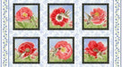 Poppy Meadows - Quilt KIT -by Jane Shasky - Henry Glass - Quilt Design by Heidi Pridemore - finished size 57"x 65" - RebsFabStash