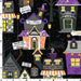 PREORDER! Hometown Halloween - per yard - by Kim Christopherson of Kimberbell for Maywood Studio - Black/Charcoal Loopy Lines - MAS9922-JK - RebsFabStash