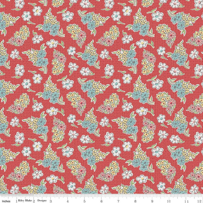 My Happy Place by Lori Holt Quilt Kit Stitch Fabric Floral Pattern at RebsFabStash
