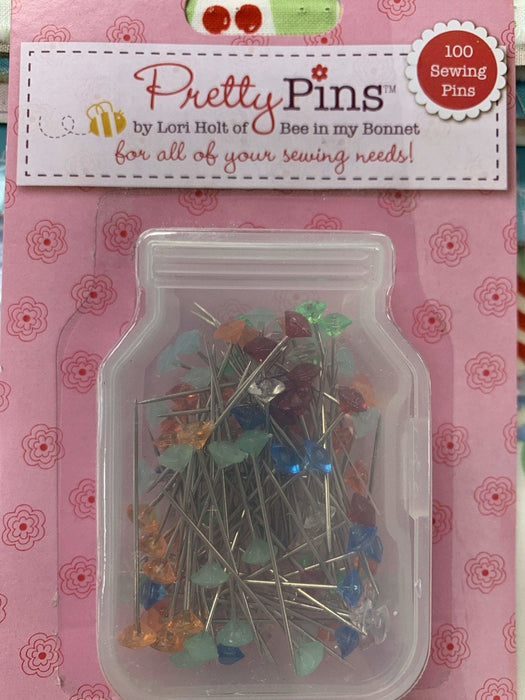 Pretty Pins - Pins - Lori Holt for Riley Blake Designs - Use for all her Sew Alongs - Bee in my Bonnet - We have them all! - RebsFabStash