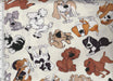 Puppie Paws - per yard - Loralie Harris Designs - Doggie Collection - C - RebsFabStash