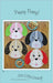 Puppy Party! - Dog, canine, puppy Hot Pad or pot holder Pattern - by Susie Shore Designs - Mini Pattern #1655 - RebsFabStash