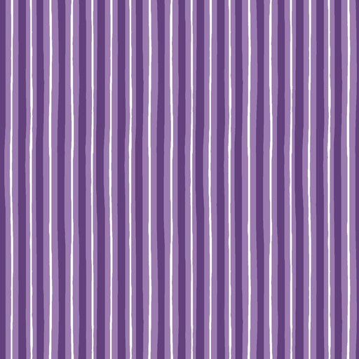 Purple and white stripe - Kimberbell Basics - Maywood Studio - MAS 8242-V - RebsFabStash