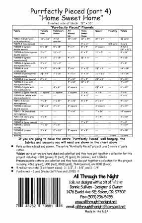 Purrfectly Pieced - Block of the Month Quilt Pattern - Bonnie Sullivan - Complete Set 5 blocks - Flannel or Wool Applique - Bonus projects!! - RebsFabStash