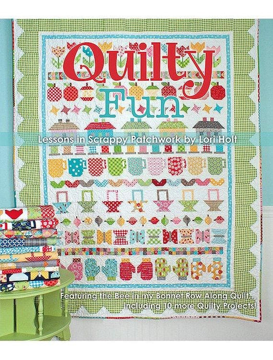 Quilty Fun Pattern Book - Lori Holt - Bee in my Bonnet - It's Sew Emma - Blocks - Quilt Patterns - Lessons in Scrappy Patchwork - RebsFabStash