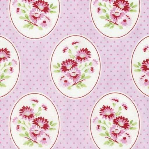 Rambling Rose - per yard - Free Spirit - Granny Wallpaper Pink - RebsFabStash