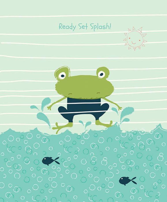 Ready, Set, Splash! - per PANEL - Sandy Gervais - Riley Blake Designs - 36" Panel Deep Sea - C9898-DEEPSEA - RebsFabStash