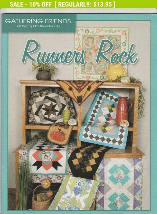 Runners Rock - Book/Patterns - by Gathering Friends - Awesome Runners! - RebsFabStash
