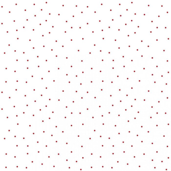 Scattered tiny White dots on Red - Per Yard- Kimberbell Basics - Maywood Studio - MAS 8210-R2 - RebsFabStash