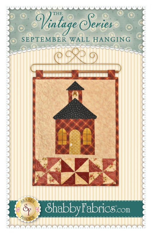 September Wall Hanging- Pattern - by Shabby Fabrics - 12" x 18" - The Vintage Series - RebsFabStash