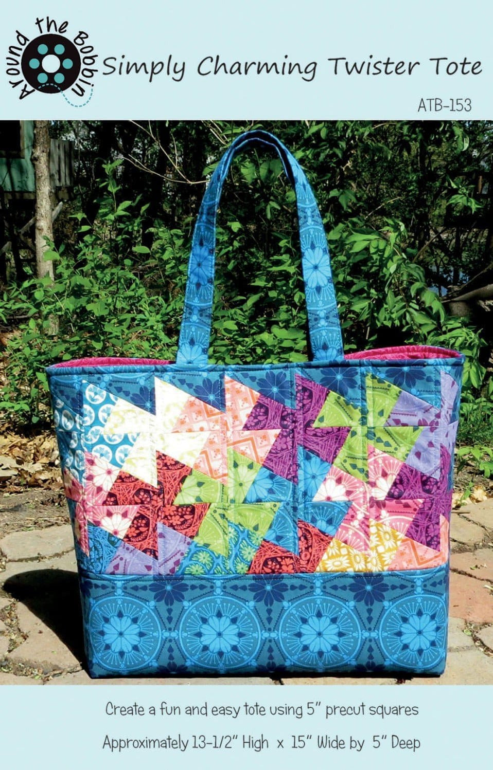 Simply Charming Twister Tote Bag Pattern - RebsFabStash