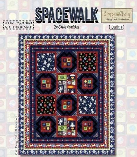 Space Walk Quilt Kit -by Shelly Comiskey - Henry Glass - Quilt Pattern Designed by Heidi Pridemore - RebsFabStash
