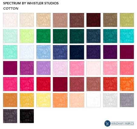 Spectrum - Hibiscus - Per Yard - By Whistler Studios for Windham - Basic, Tonal, Blender, Textured - Dark Pink - 52782-34