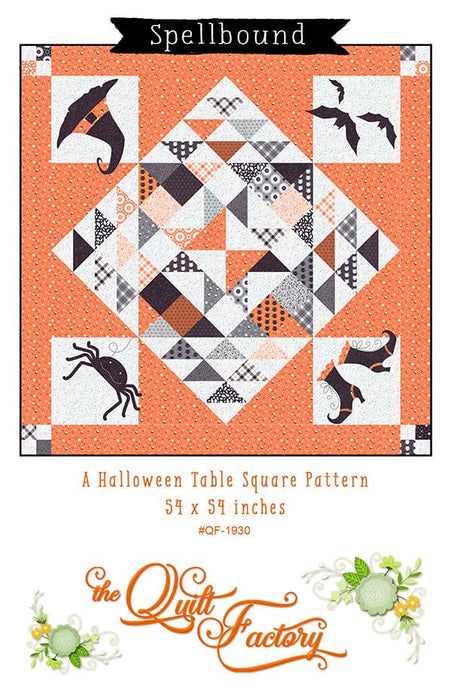 Spellbound - Quilt PATTERN - by Deb Grogan for The Quilt Factory - Applique Table Square - 54" x 54" - RebsFabStash