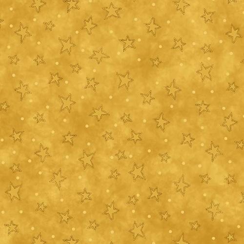 Starry Basics - per yard - By Leanne Anderson for Henry Glass - Scattered Stars - CREAM - 8294-4 - RebsFabStash