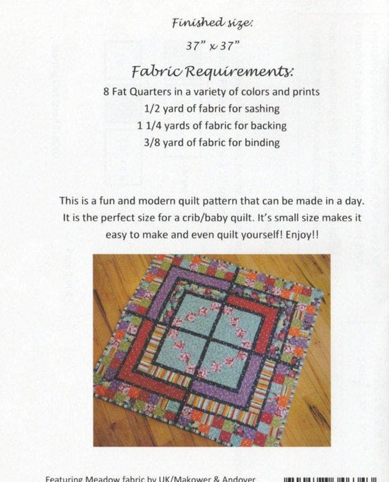 Starting Out Small - Pattern - by Sweet Jane's Quilting & Design - RebsFabStash