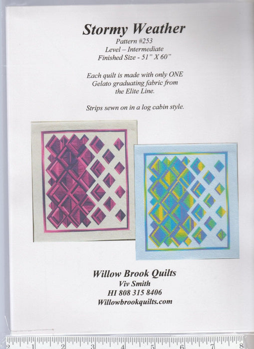 Stormy Weather - Quilt Pattern - Willowbrook Quilts - RebsFabStash