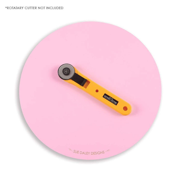 Sue Daley Designs ROTATING Pink Cutting Mat Small RebsFabStash Sue daley designs rotating pink cutting mat small rebsfabstash