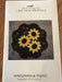 Sunflowers & Thistle - Primitive wool applique pattern - Penny rug by Lake View Primitives - Flannel or Wool - RebsFabStash