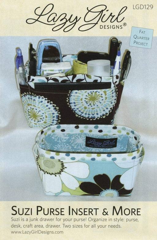 Suzi Purse Insert & More - Lazy Girl Designs - Junk drawer for your purse, desk craft area! - RebsFabStash