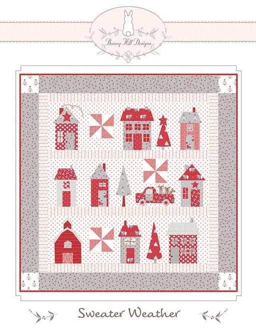 Sweater Weather - Quilt Pattern - by Anne Sutton of Bunny Hill Designs for MODA - uses Country Christmas Fabrics - Moda - Applique - RebsFabStash