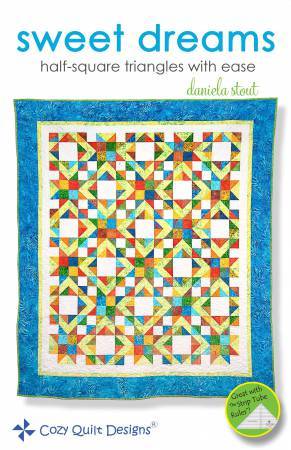 Sweet Dreams- Quilt Pattern- Designed by Daniela Stout by Cozy Quilt Designs - Lap to King included - CQD01179 - RebsFabStash