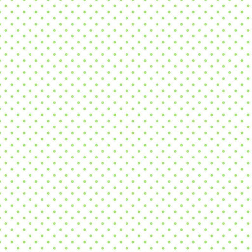 Swiss Dot - per yard - Riley Blake - Green dots on white - basics - tonals, blenders 660 GREEN - RebsFabStash