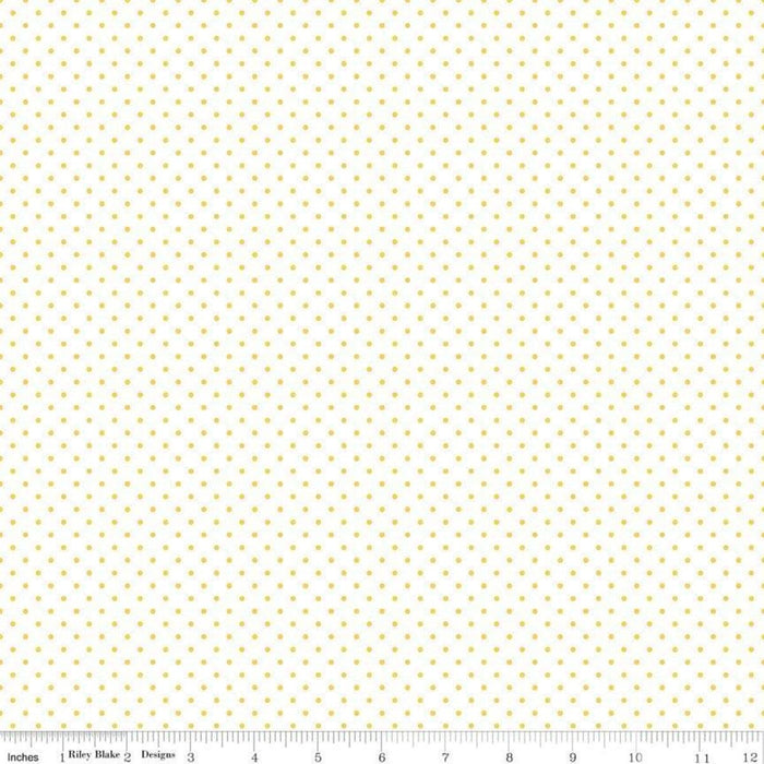 Swiss Dot - per yard - Riley Blake - Le Creme Swiss Dot Cream - basics - tonals, blenders - C600-01 CREAM - RebsFabStash