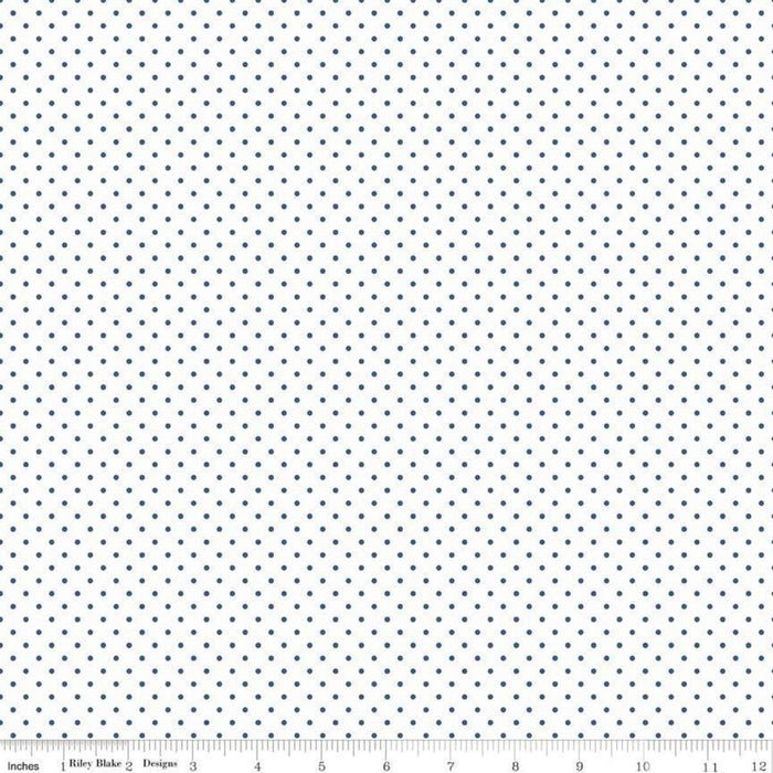 Swiss Dot - per yard - Riley Blake - Swiss Dot On White Mint - basics - tonals, blenders - C660-38 MINT - RebsFabStash