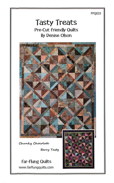 Tasty Treats - Quilt PATTERN - by Denise Olson - Far Flung Quilts - Layer Cake Friendly - Jelly Roll Friendly - RebsFabStash