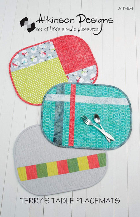 Atkinson Classmate Pattern Terry's Table Placemats - Pattern - by Atkinson Designs — RebsFabStash