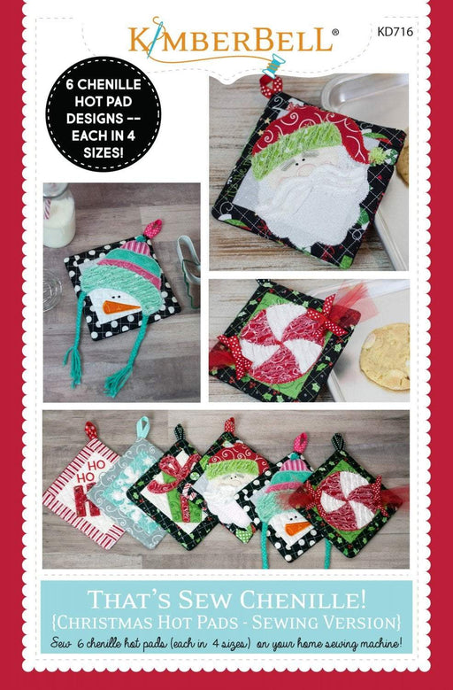 That's Sew Chenille! Christmas Hot Pads - Sewing Version - Pattern booklet - Kimberbell - by Kim Christopherson - RebsFabStash