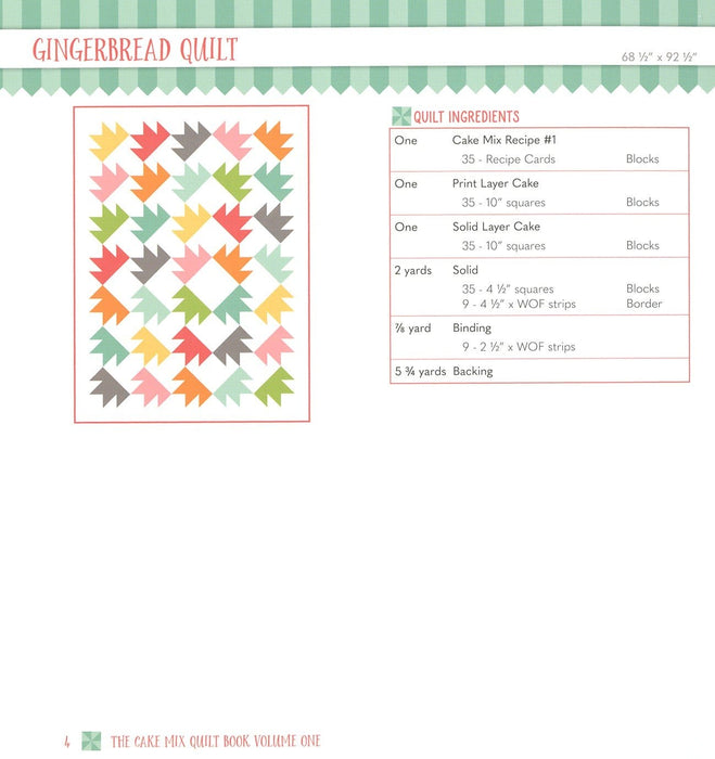 The Cake Mix Quilt Book - Volume 1 - It's Sew Emma patterns - Book/Patterns - 16 layer cake quilts! - RebsFabStash