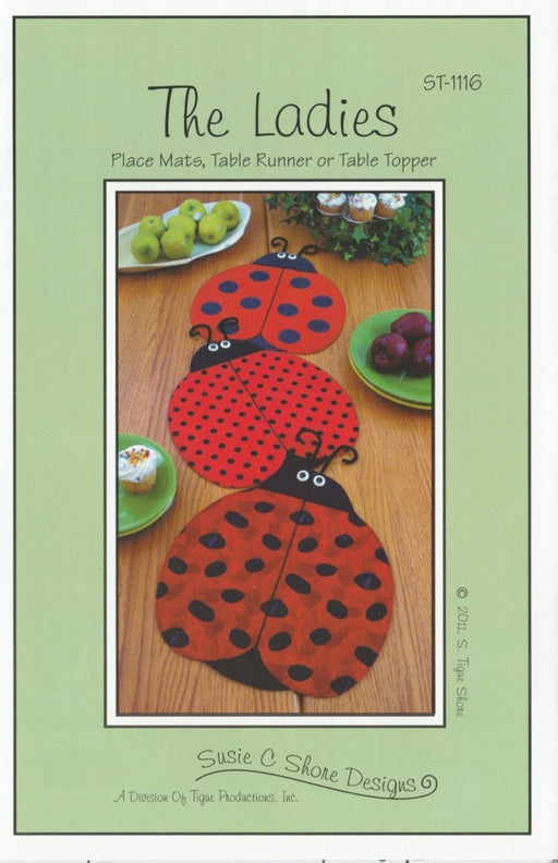 The Ladies Placemats or Table Runner - Pattern - By Susie Shore Designs - RebsFabStash