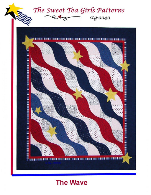 The Wave - Pattern - Sweet Tea Girls - STG-00040 - RebsFabStash