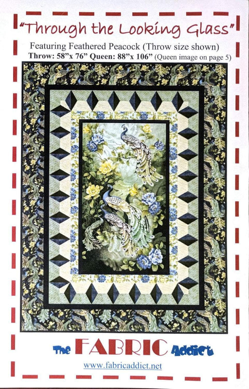 Through The Looking Glass - Quilt Pattern designed by Karen Schindler Bialik - The Fabric Addict - RebsFabStash