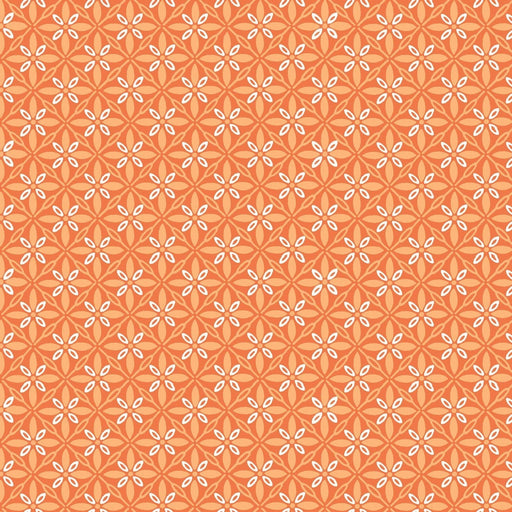 Tufted - Per Yard- Kimberbell Basics - Kim Christopherson - Maywood Studio - Geometric - Tonals - MAS9396-O - Orange - RebsFabStash