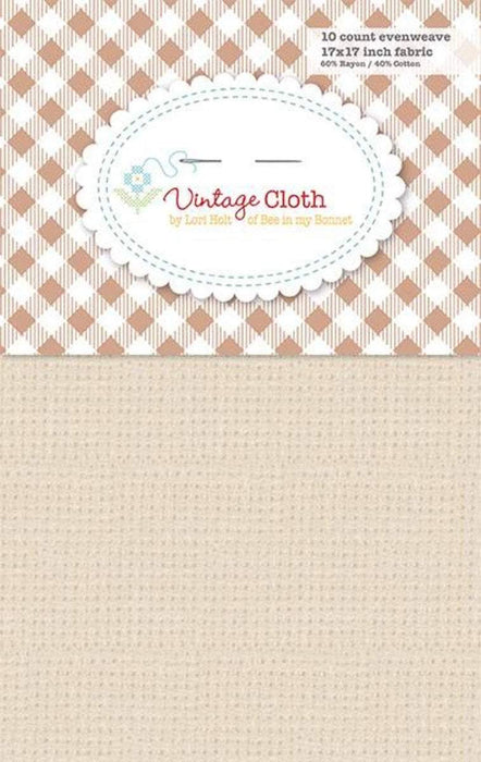 Vintage Cloth Cross Stitch Fabric Evenweave by Lori Holt of Bee in my Bonnet at RebsFabStash