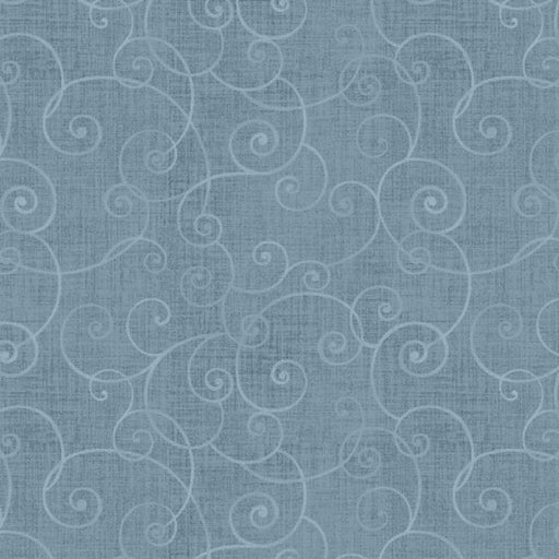 Whimsey Basic - per yard - by Color Principle for Henry Glass Fabrics - Soothing Swirl Basic - Lt. Blue - RebsFabStash