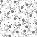 White dots on grey - Per Yard- Kimberbell Basics - Maywood Studio - MAS 8216-K (C) - RebsFabStash