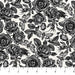 Wicked - per yard - by Nina Djuric for Northcott - Black and White Roses - RebsFabStash