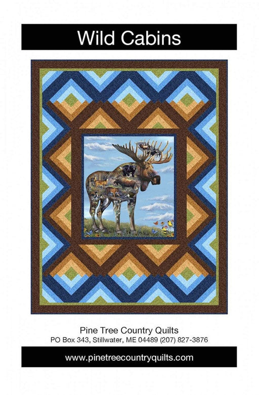 Wild Cabins by Pine Tree Country Quilts - quilt pattern - RebsFabStash